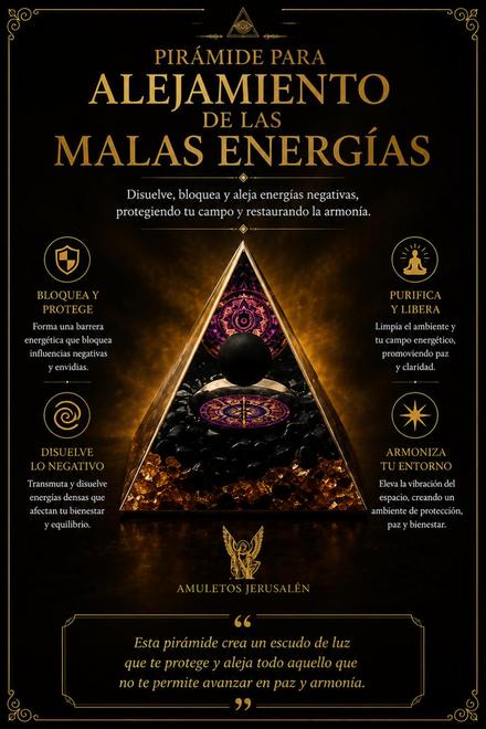 Pirámide para Alejamiento de las Malas Energías — Congregación Jerusalén