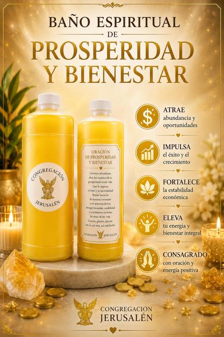 Baño Espiritual de Prosperidad y Bienestar — Congregación Jerusalén