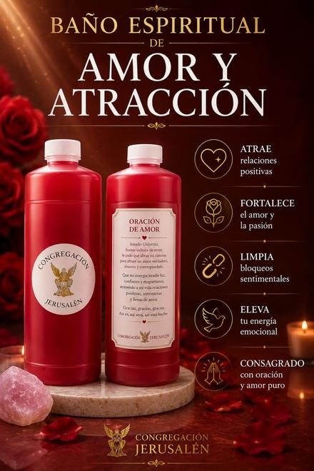 Baño Espiritual de Amor y Atracción — Congregación Jerusalén