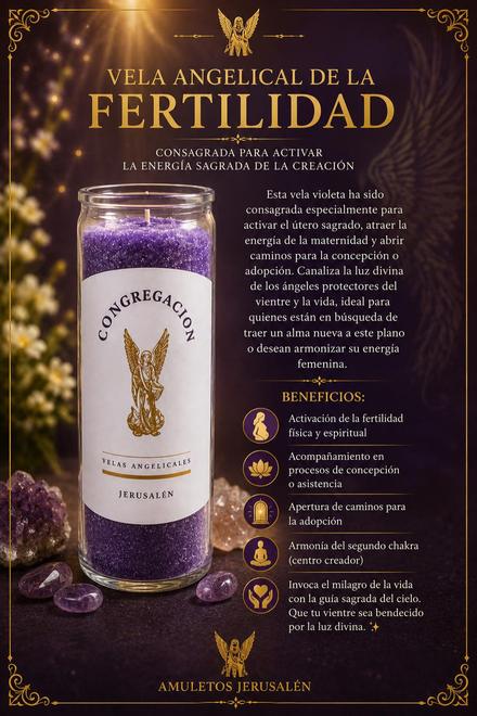 Vela Angelical de la Fertilidad — Congregación Jerusalén