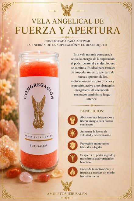 Vela Angelical de Fuerza y Apertura — Congregación Jerusalén
