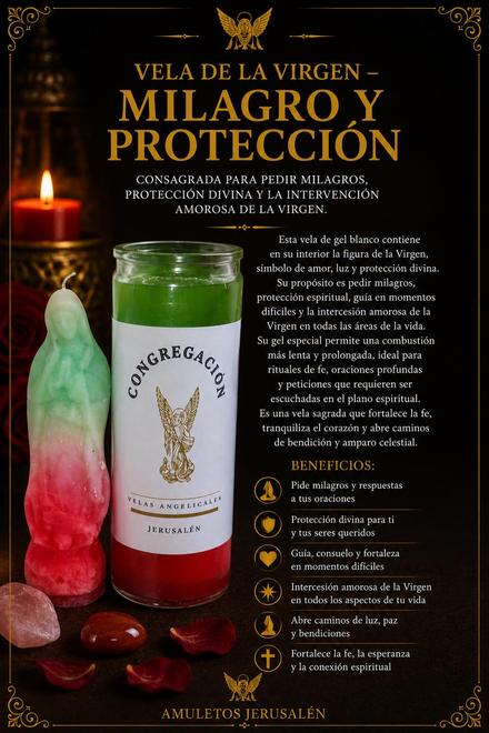 Vela de la Virgen – Milagro y Protección — Congregación Jerusalén