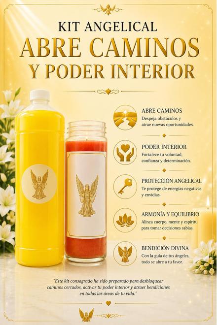 Kit Angelical Abre Caminos y Poder Interior — Congregación Jerusalén