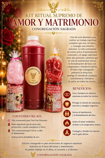 Kit Ritual Supremo de Amor y Matrimonio — Congregación Jerusalén