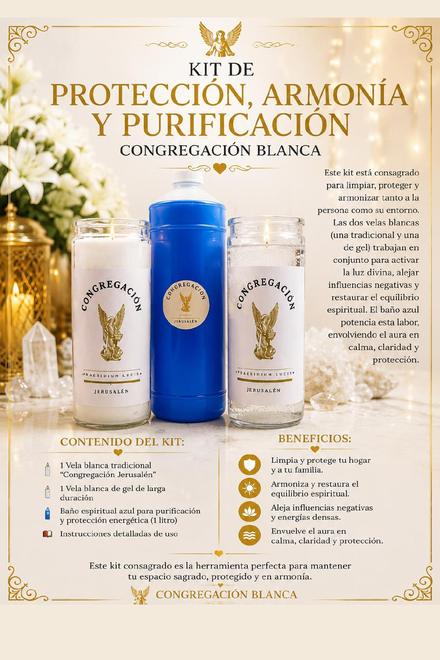 Kit de Protección, Armonía y Purificación — Congregación Jerusalén